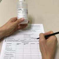 filling out monitoring report