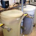 bin of chlorine treatment